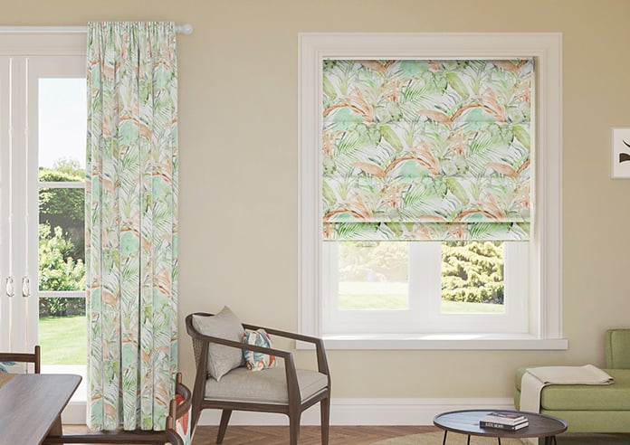 Los Angeles Velvet, Escapist - Motorised Roman Blind - Image 3